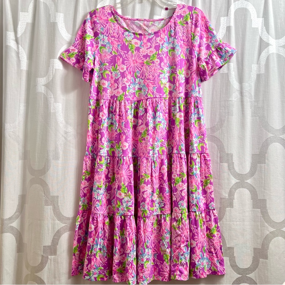 NEW Lilly Pulitzer Jodee Swing Dress in Amethyst Moms the Word Medium